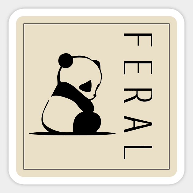 Feral Sticker by DreamsofDubai